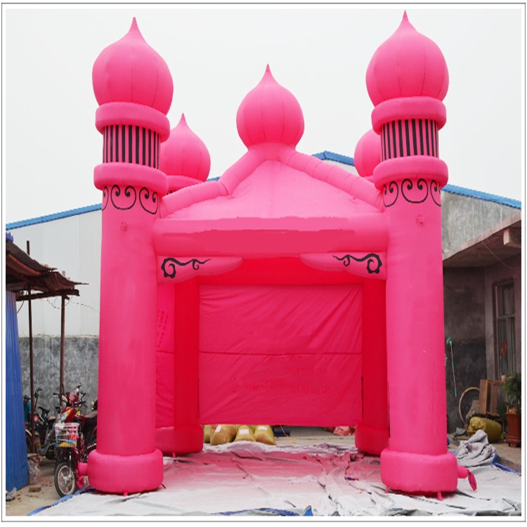 峨蔓镇粉色帐篷